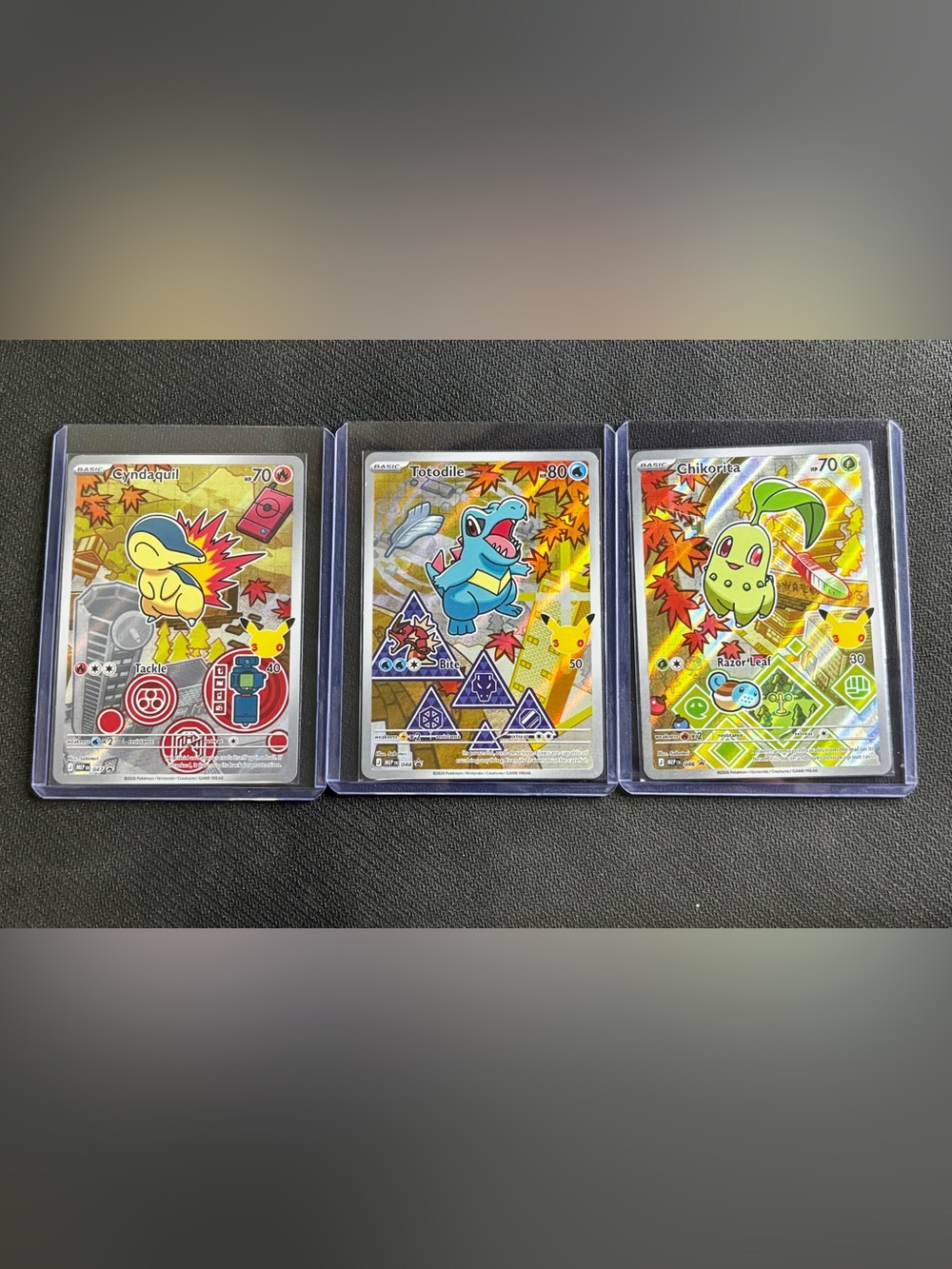 Pokemon First Partner Illustration Collection Series 2 Johto Gen 2 set, NM
